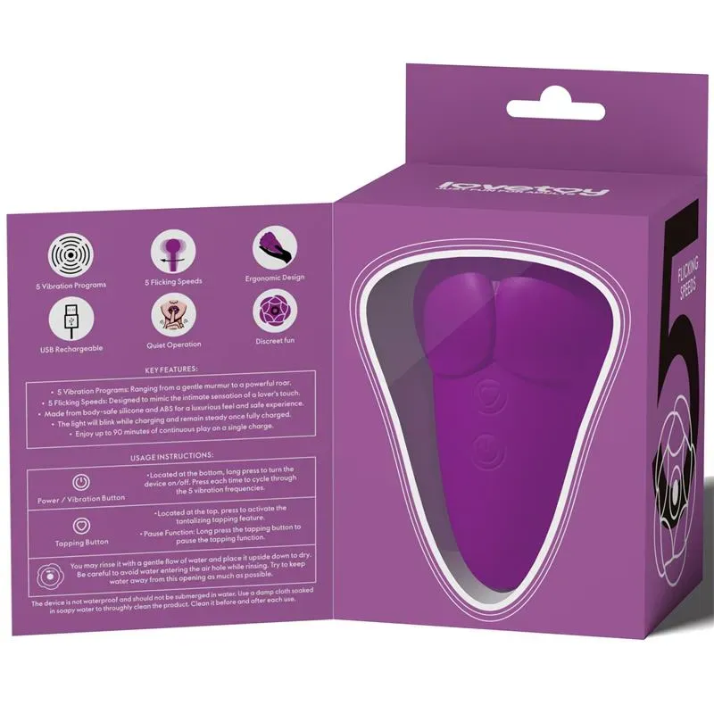 LOVETOY Flicker клиторальный вибратор, фиолетовый