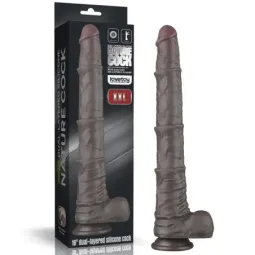 LOVETOY Dual Layered Bendable Dildo XXL 16