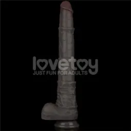 LOVETOY Dual Layered Bendable Dildo XXL 16