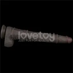 LOVETOY Dual Layered Bendable Dildo XXL 16