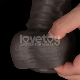 LOVETOY Dual Layered Bendable Dildo XXL 16