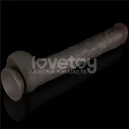 LOVETOY Dual Layered Bendable Dildo XXL 14,5