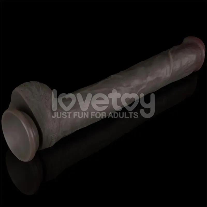 LOVETOY Dual Layered Bendable Dildo XXL 14,5