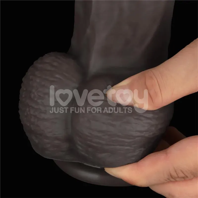 LOVETOY Dual Layered Bendable Dildo XXL 14,5