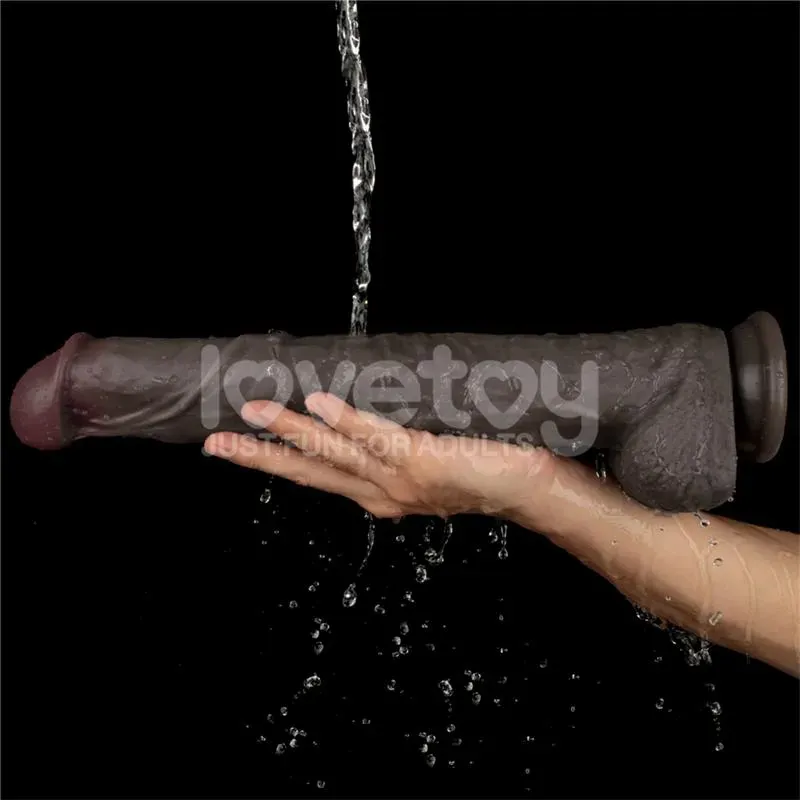 LOVETOY Dual Layered Bendable Dildo XXL 14,5