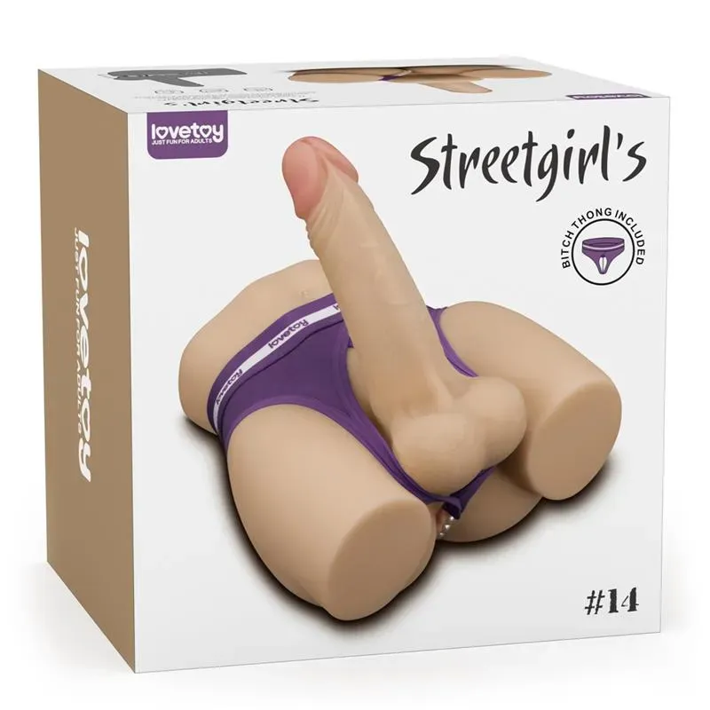 LOVETOY Streetgirls 15 masturbaator dildoga