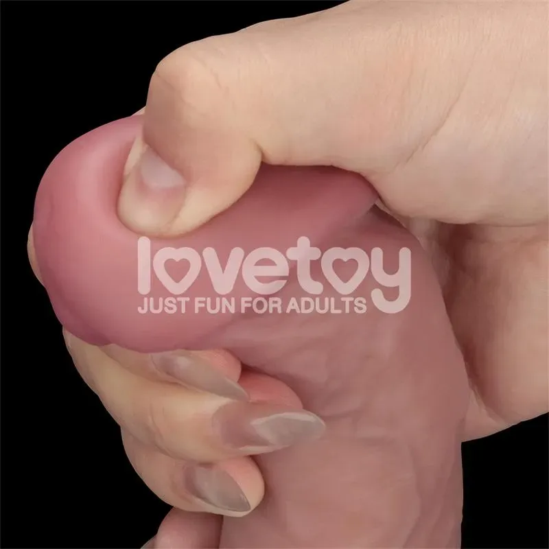 LOVETOY Dual Density вибрирующий дилдо, 20 см