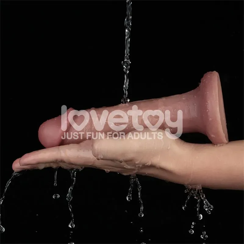 LOVETOY Dual Density вибрирующий дилдо, 20 см