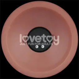LOVETOY Dual Density вибрирующий дилдо, 20 см