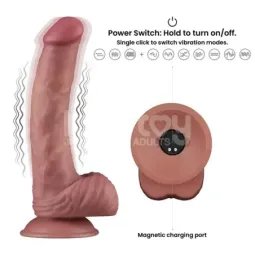LOVETOY вибрирующий фаллоимитатор, 23 см