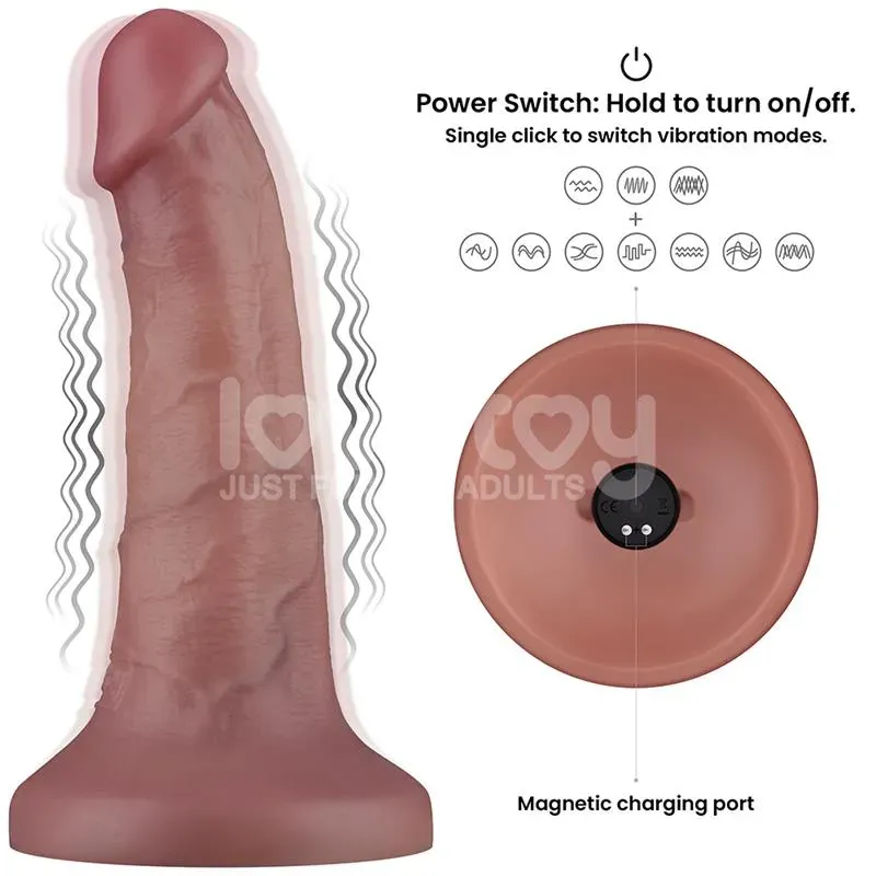 LOVETOY фаллоимитатор с вибрацией, 16 см