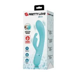 PRETTYLOVE Scocco вибратор-кролик, бирюзовый