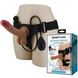 PRETTYLOVE Oher vibreeriv strap-on dildoga