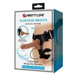 PRETTYLOVE Oher vibreeriv strap-on dildoga
