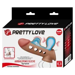 PRETTYLOVE Tyronn насадка на пенис с надуванием