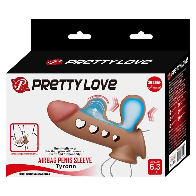 PRETTYLOVE Tyronn насадка на пенис с надуванием