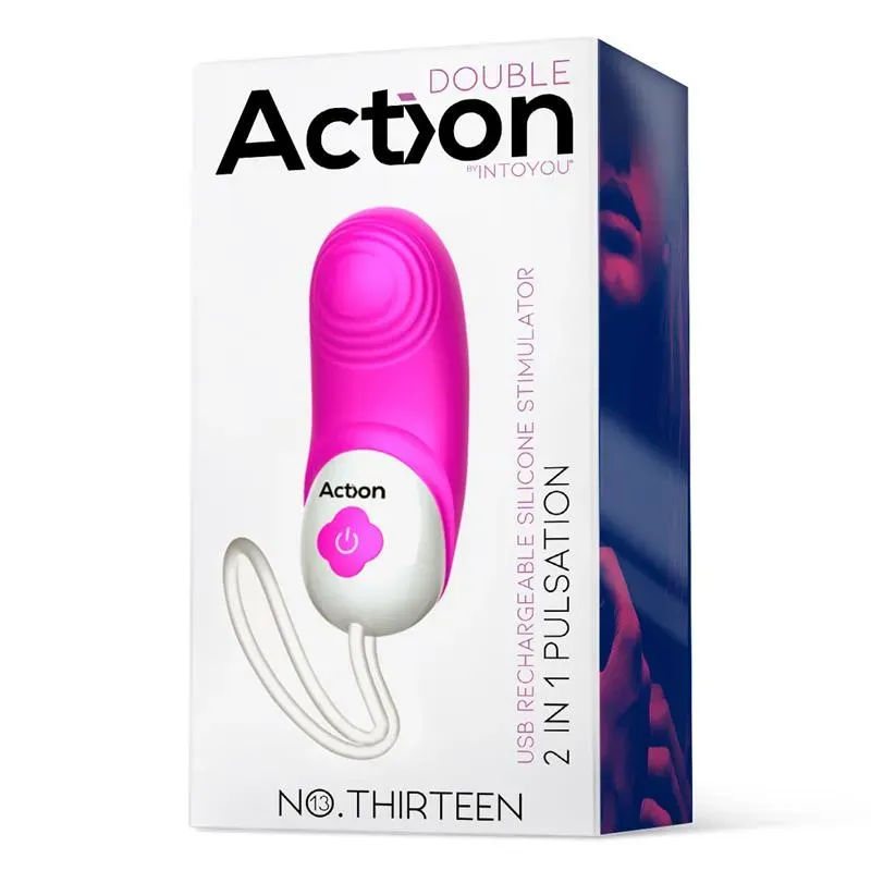 ACTION No. Thirteen G-punkti vibraator 2-in-1