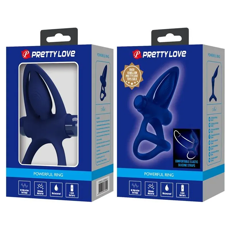 PRETTYLOVE вибрирующее эрекционное кольцо, 10 режимов