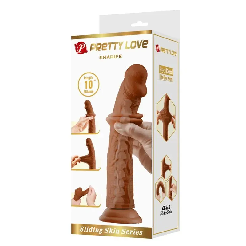 PRETTYLOVE Sharife realistlik dildo 25 cm