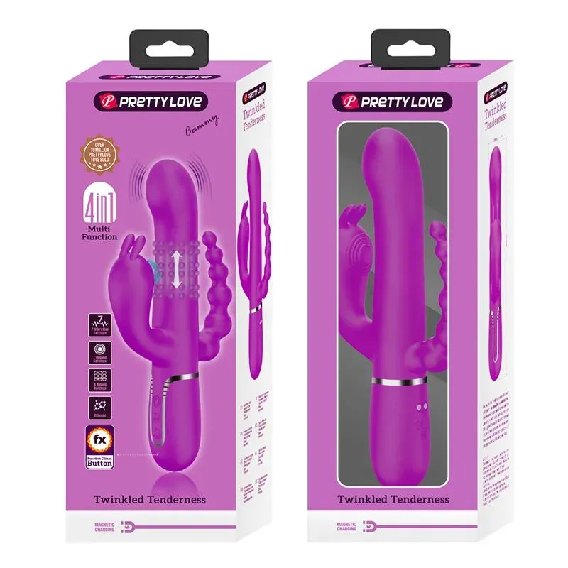 Pretty Love Cammy 4 in 1 вибратор-кролик