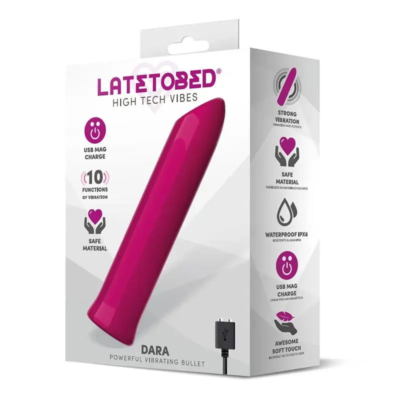 LATETOBED Dara мини-вибратор, 10 режимов
