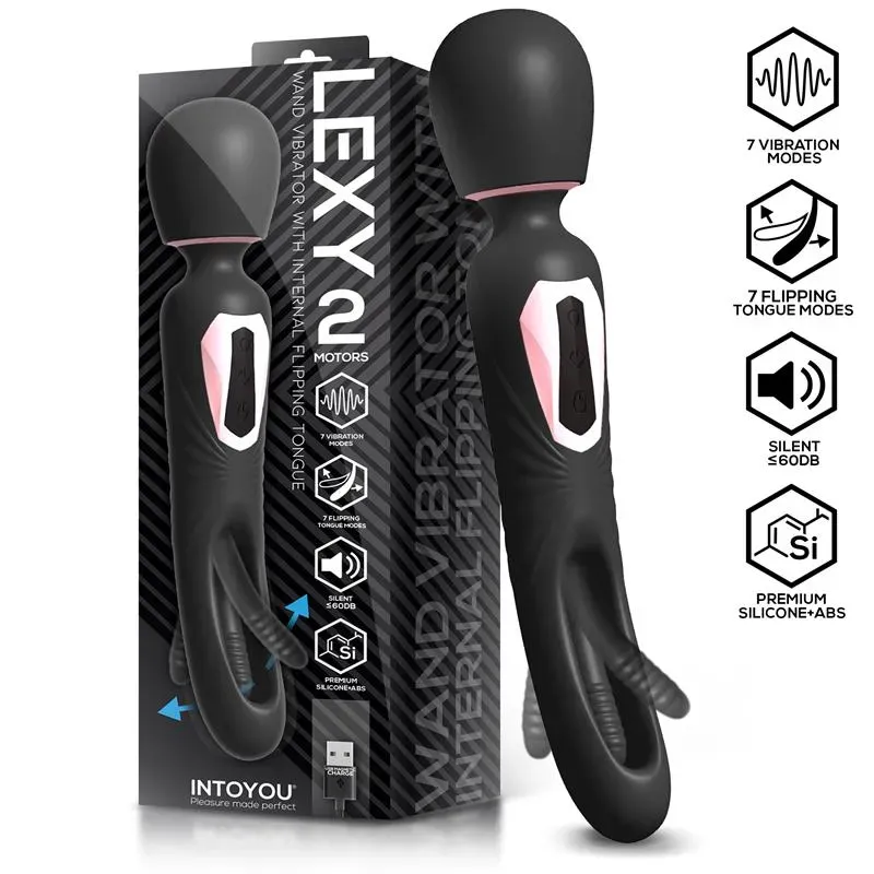 INTOYOU Lexy wand-вибратор с язычком