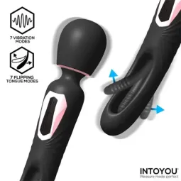 INTOYOU Lexy wand-вибратор с язычком