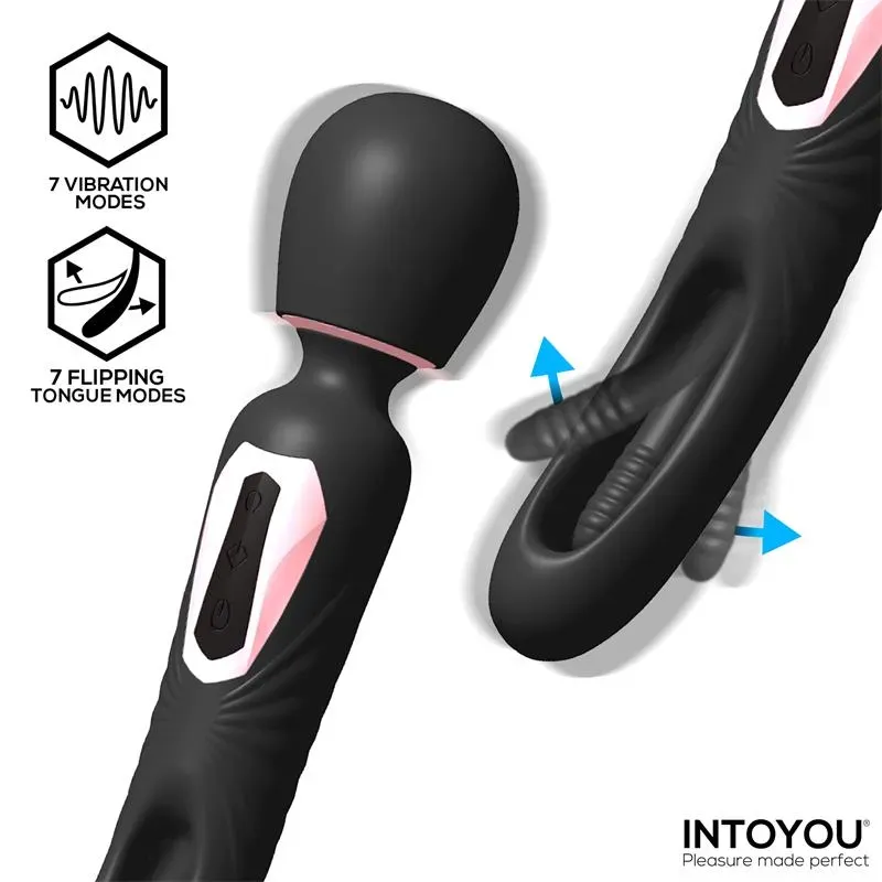 INTOYOU Lexy wand-вибратор с язычком