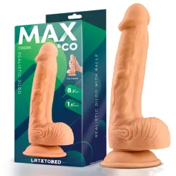 Thom Realistic Dildo with Testicles Flesh 8.3"
