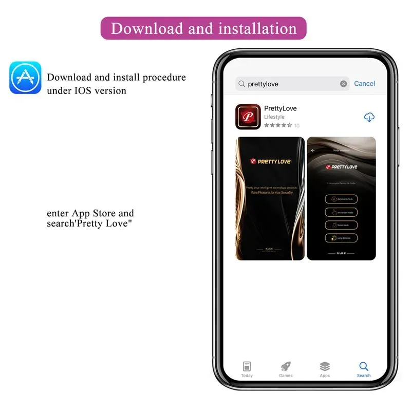 PRETTYLOVE Franz aluspesuvibraator äpiga
