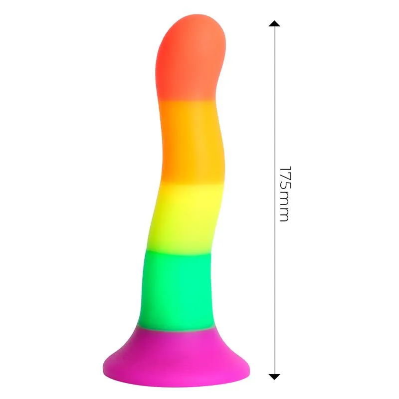 Dildo Rainbow Color 18 cm | Noks.ee