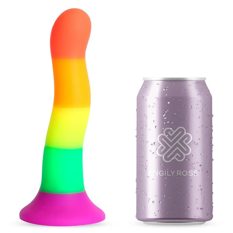 Dildo Rainbow Color 18 cm | Noks.ee
