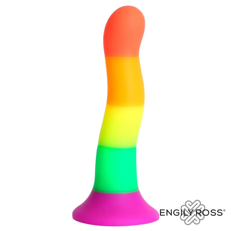 Dildo Rainbow Color 18 cm | Noks.ee
