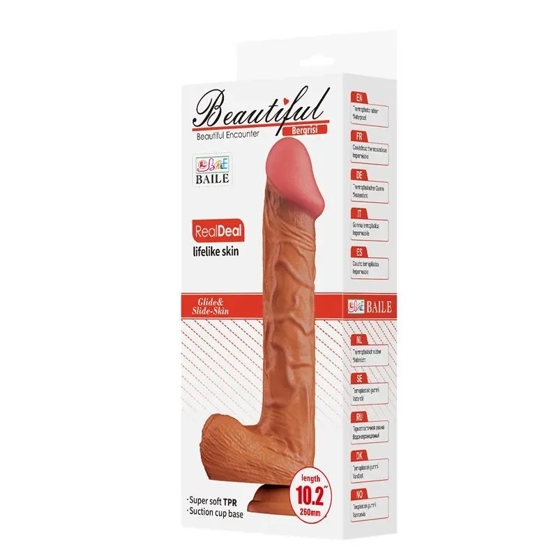 BAILE Bergrisi realistlik dildo iminapaga