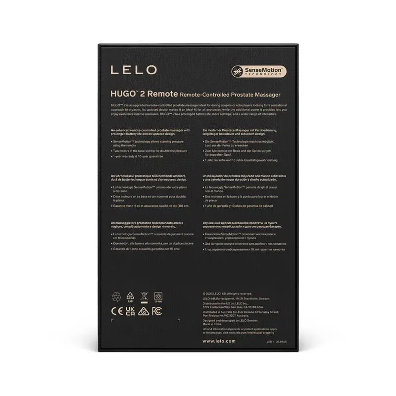 LELO Hugo 2 Remote массажёр простаты