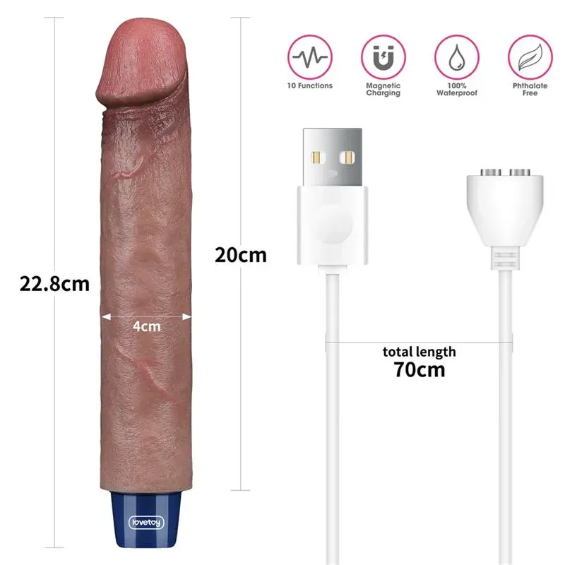LOVETOY Realistic Vibe 9 USB вибратор