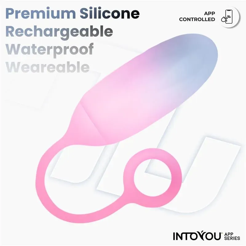 INTOYOU APP SERIES виброяйцо с приложением