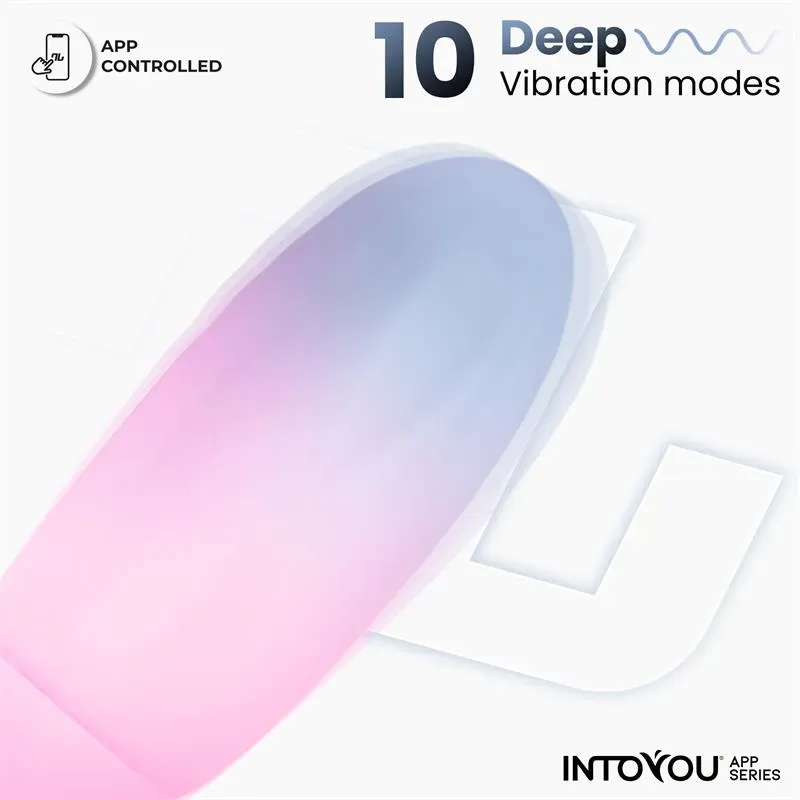 INTOYOU APP SERIES виброяйцо с приложением