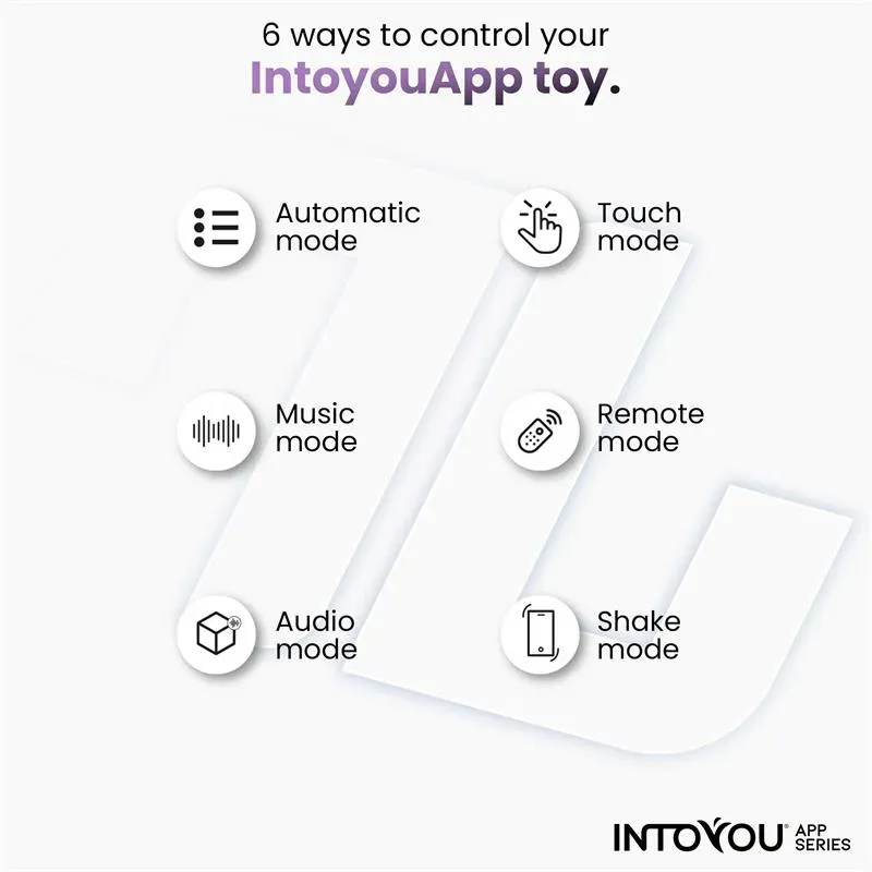 INTOYOU APP SERIES виброяйцо с приложением