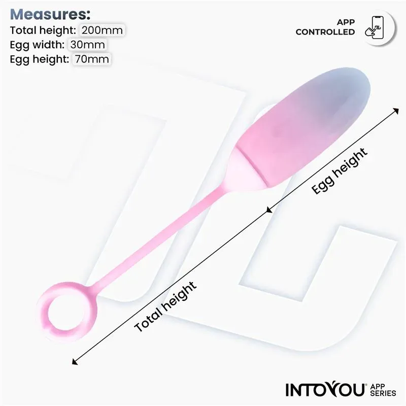 INTOYOU APP SERIES виброяйцо с приложением