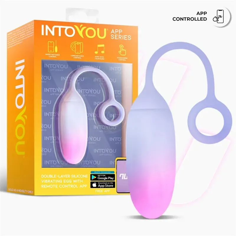 INTOYOU APP SERIES виброяйцо с приложением