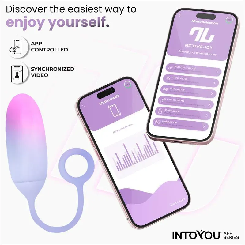 INTOYOU APP SERIES виброяйцо с приложением