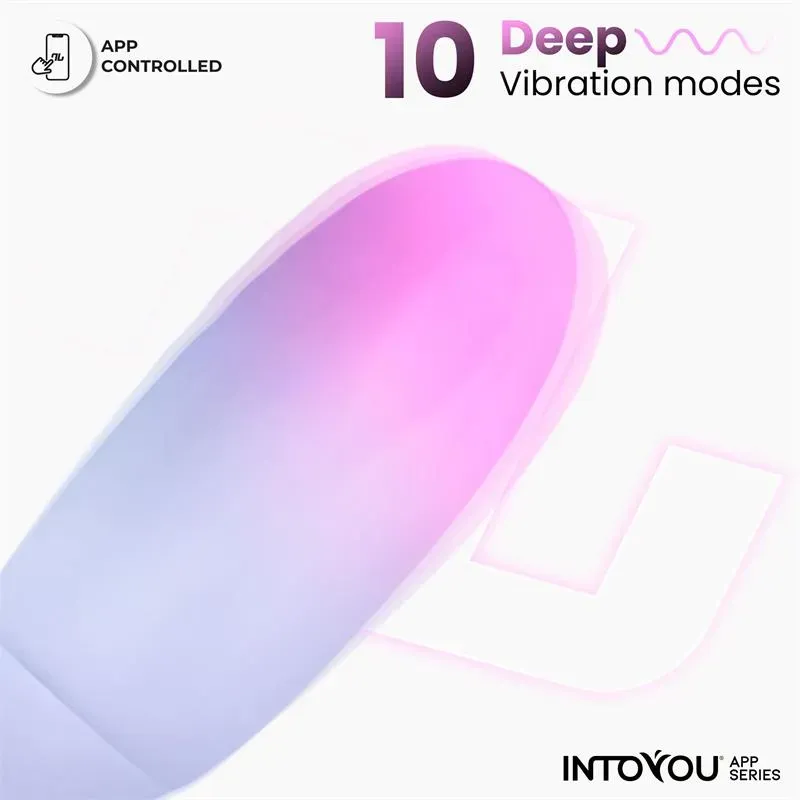INTOYOU APP SERIES виброяйцо с приложением
