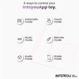 INTOYOU APP SERIES виброяйцо с приложением